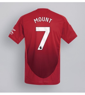 Manchester United Mason Mount #7 Primera Equipación 2024-25 Manga Corta